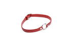 XR Brands Master Series Sex Pet Leather Choker BDSM Collar With Silver Ring