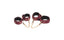 XR Brands Master Series Velvet Bondage Set 6 Piece Burgundy