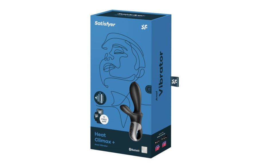 Satisfyer Heat Climax Plus Mobile App Controlled Warming Anal Vibrator Satisfyer