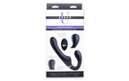 XR Brands Strap U Mighty Rider 10X Strapless Strap On Black With Remote XR Brands