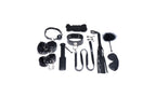 XR Brands Strict Deluxe Bondage Set 10 Piece Black