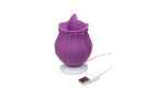 XR Brands Bloomgasm Wild Violet 10X Licking Clitoral Vibrator XR Brands