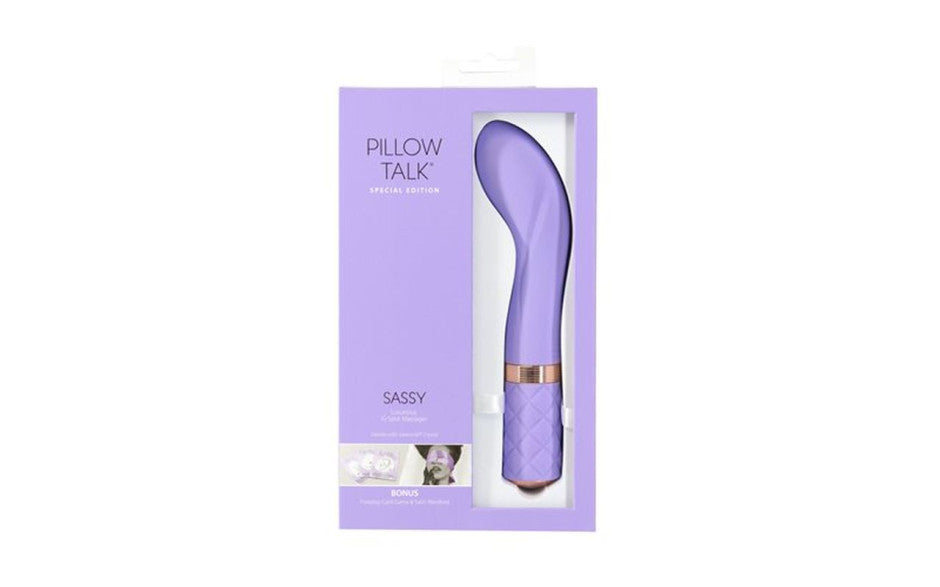 BMS Factory Pillow Talk Special Edition Sassy G Spot Vibrator Purple BMS Factory Main image