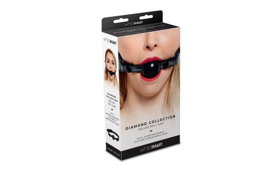 WhipSmart Diamond Deluxe Ball Gag Secondary image