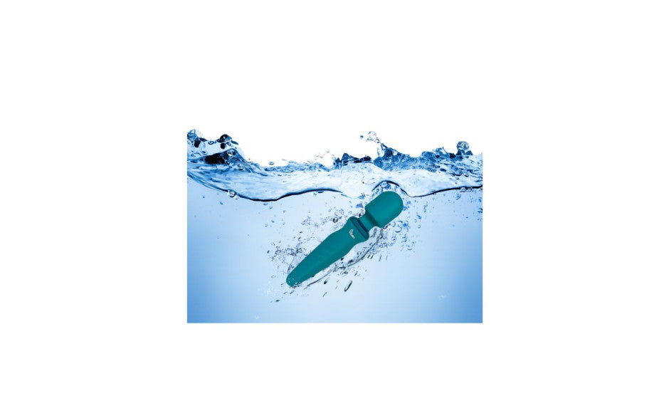 Viben Fierce Rechargeable Vibrating Wand Massager Ocean Viben