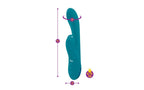 Viben Razzle Rechargeable Thumping Rabbit Massager Ocean Viben