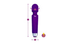 Viben Tempest 20 Function Travel Body Wand Massager Violet Viben