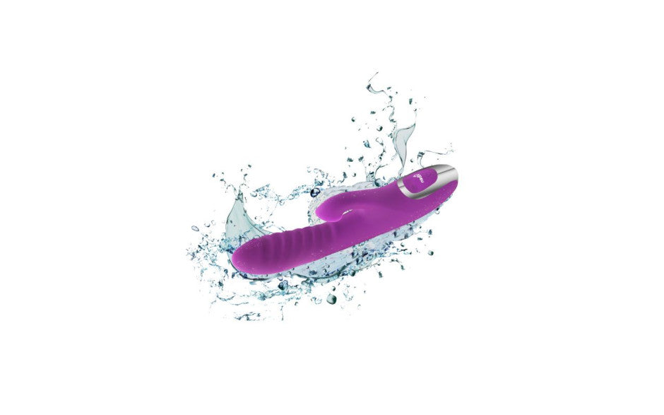 Viben Frenzy Suction 12 Function Rabbit Vibrator Berry Viben