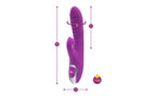 Viben Frenzy Suction 12 Function Rabbit Vibrator Berry Viben