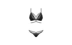 Obsessive Diyosa Panty and Bra Set 2 Piece Black L / XL Obsessive