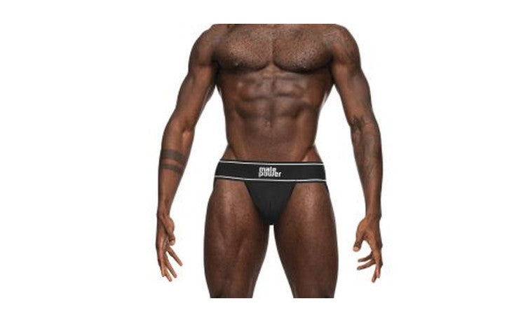 Male Power Modal Rib Mens Jock Underwear Black Male Power