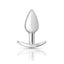 Viben Cheeky Charms Silver Anchor Butt Plug With Jewel Kit Viben