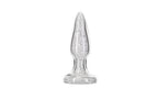 BMS Factory Pillow Talk Fancy Luxurious Glass Anal Plug With Clear Gem BMS Factory