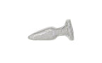 BMS Factory Pillow Talk Fancy Luxurious Glass Anal Plug With Clear Gem BMS Factory