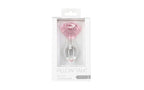BMS Factory Pillow Talk Rosy Luxurious Glass Anal Plug With Clear Gem BMS Factory