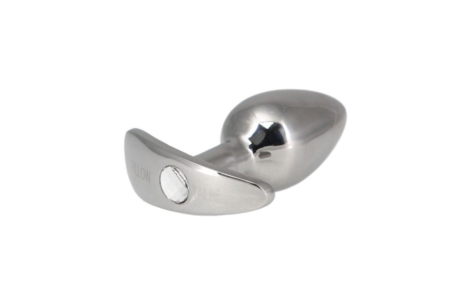 BMS Factory Pillow Talk Sneaky Luxurious Stainless Steel Anal Plug With Swarovski Crystal BMS Factory Main image