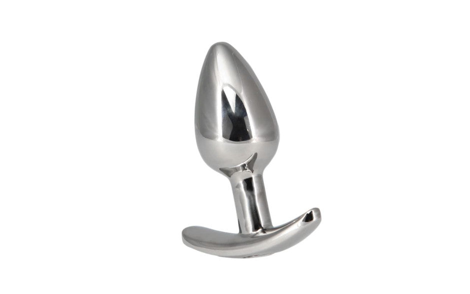 BMS Factory Pillow Talk Sneaky Luxurious Stainless Steel Anal Plug With Swarovski Crystal BMS Factory