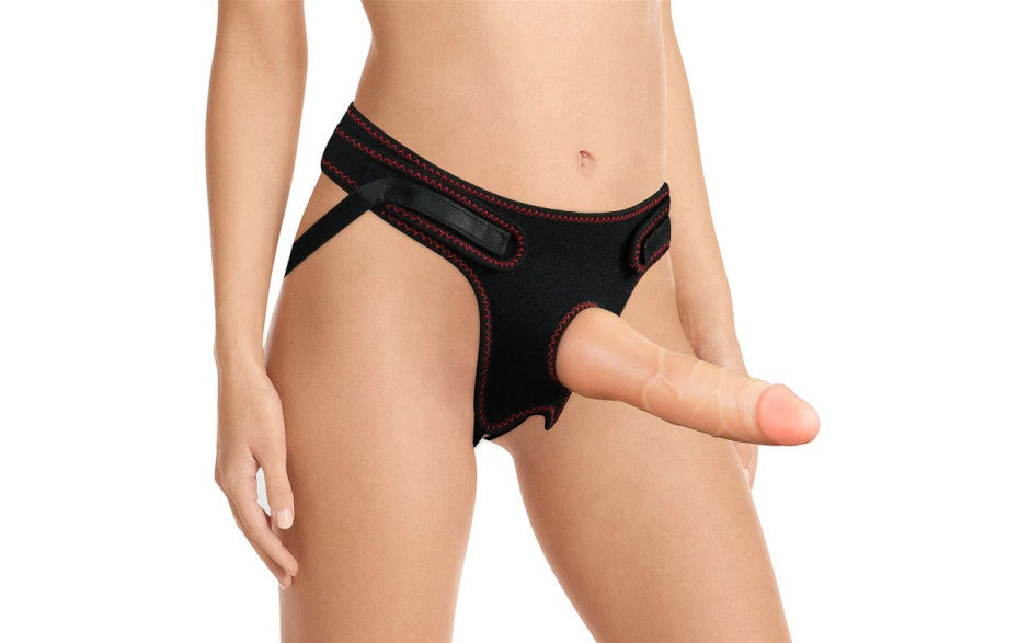 Lovetoy Ingen Easy Strap On Dildo Set Flesh 19cm Lovetoy