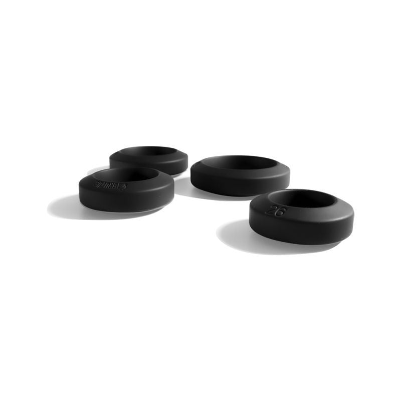 Brutus Big Bulge Silicone Cock Ring 4 Piece Set Brutus