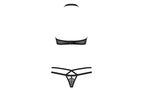 Obsessive Bra and Panty Set 2 Piece Black L / XL Obsessive