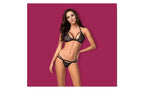 Obsessive Bra and Panty Set 2 Piece Black L / XL Obsessive