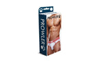 Prowler Open Back Brief White / Red Prowler