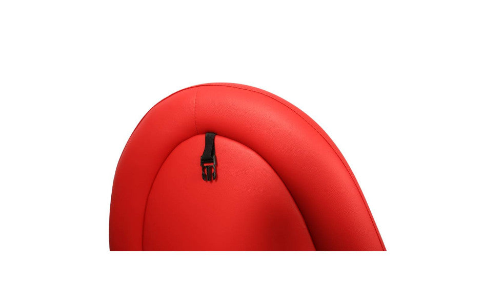 Daytona Kama Sutra Mebon Chaise Love Lounge Red With Black Pillows Daytona