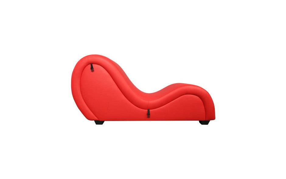 Daytona Kama Sutra Mebon Chaise Love Lounge Red With Black Pillows Daytona