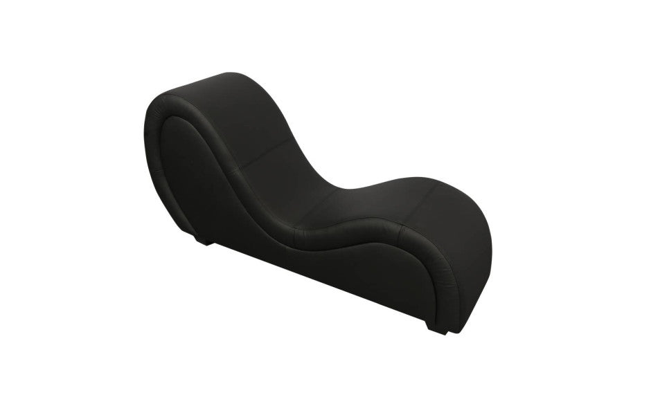 Daytona Kama Sutra Mebon Chaise Love Lounge Leather Black Daytona
