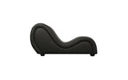 Daytona Kama Sutra Mebon Chaise Love Lounge Leather Black Daytona