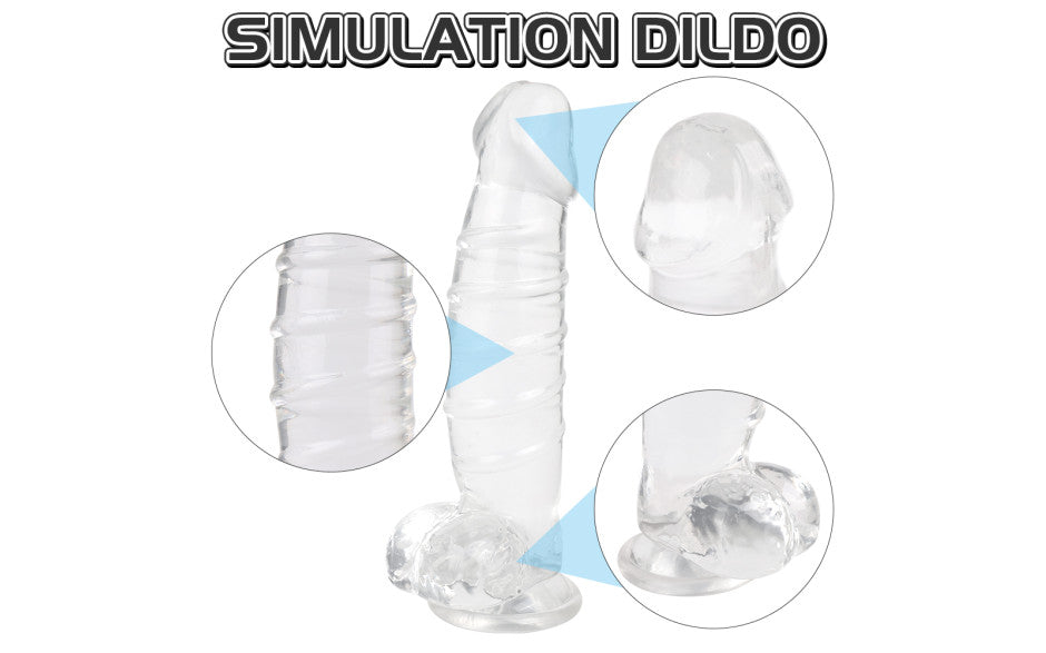 S Hande Denny Dong With Balls XXL Clear Secondary image