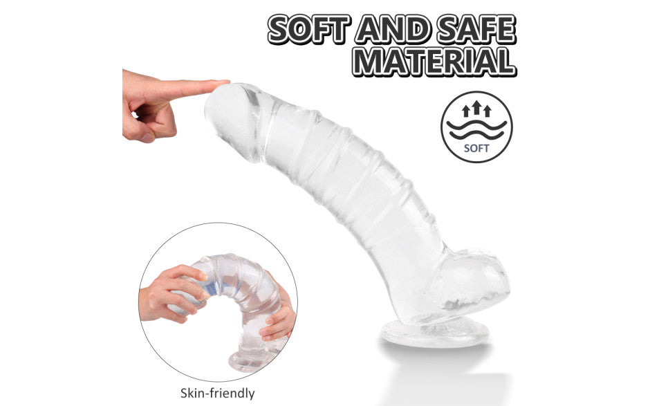 S Hande Denny Dong With Balls XXL Clear S-Hande