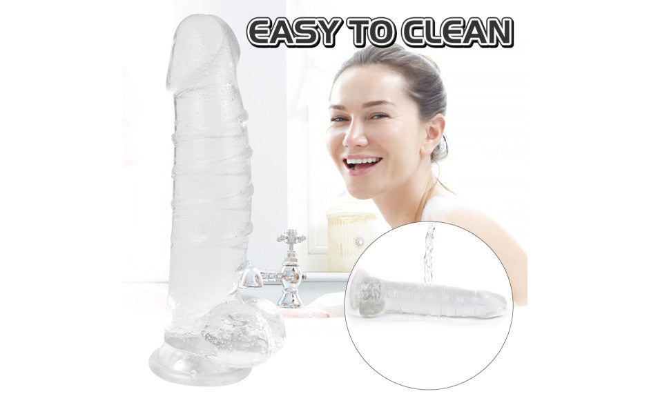 S Hande Denny Dong With Balls XXL Clear S-Hande