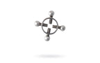 ToyFA Metal Silver Metal Nipple Clamp 2 Piece ToyFA