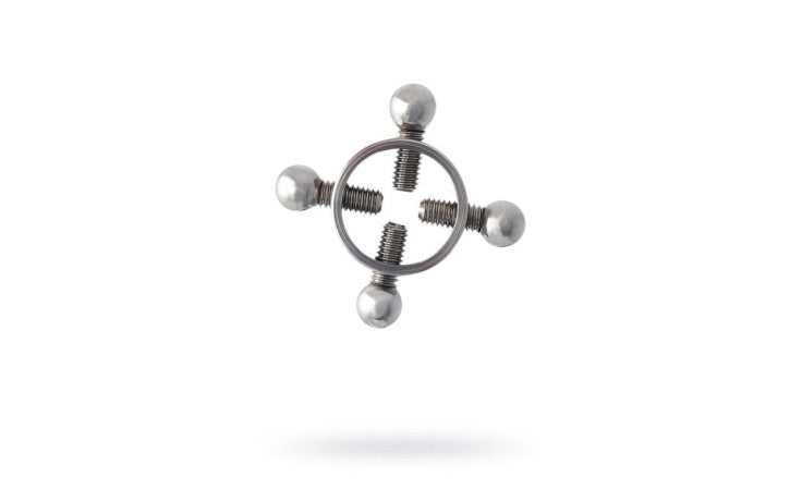 ToyFA Metal Silver Metal Nipple Clamp 2 Piece ToyFA Main image