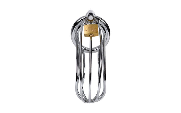 ToyFA Metal Silver Metal Birdcage Cock Cage ToyFA