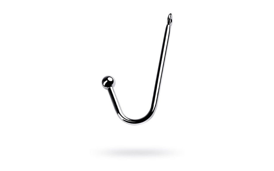 Metal Silver Metal Anal Hook With Ball Secondary image