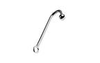 Metal Silver Metal Anal Hook With Ball Metal