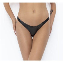 Noir Handmade Power Wetlook Womens Thong Black Noir Handmade