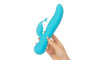 BMS Factory Swan The Kissing Rechargeable Rabbit Vibrator Blue BMS Factory