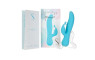BMS Factory Swan The Kissing Rechargeable Rabbit Vibrator Blue BMS Factory