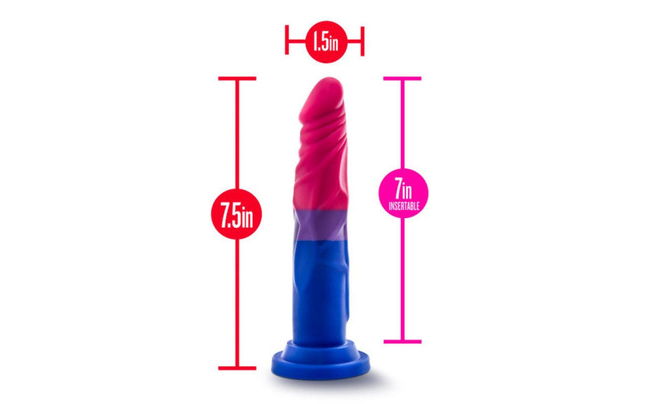 Blush Novelties Avant Pride P8 Realistic Silicone Dildo Secondary image