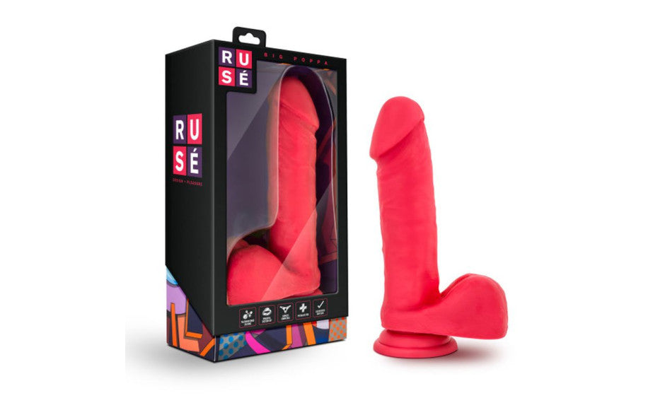 Blush Novelties Ruse Big Poppa Realistic Silicone Dildo Main image