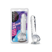 Naturally Yours 8 Inches Crystaline Realistic Dildo With Balls