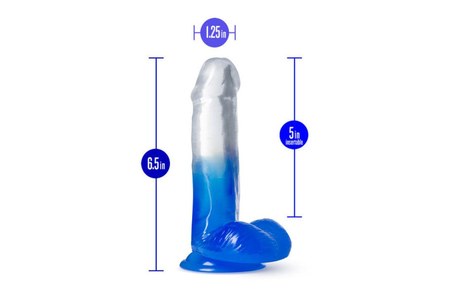 B Yours Morning Dew 6 Inch Realistic Dildo Stella Blue Blush Novelties