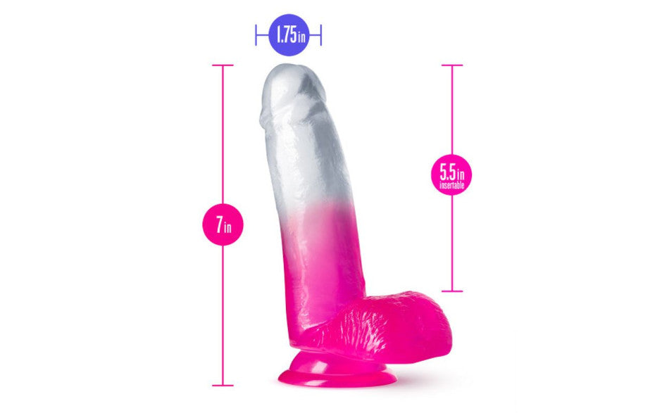 B Yours Sugar Magnolia 7 Inch Realistic Dildo With Suction Cup Blush Novelties