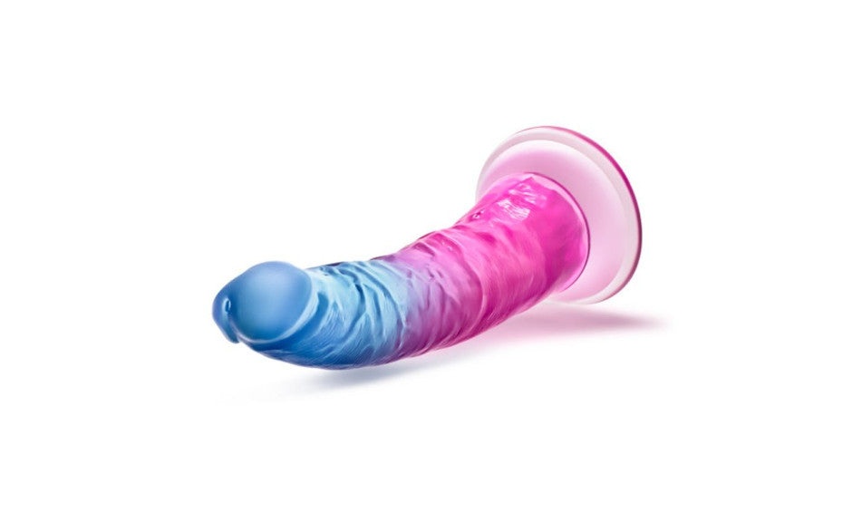 B Yours Beautiful Sky Realistic Dildo 7 Inch Sunset Blush Novelties