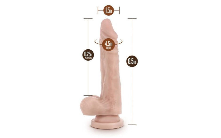 Dr Skin Realistic Cock Stud Muffin Beige Blush Novelties