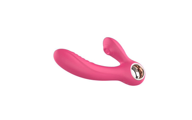 Shibari Beso Warming Rechargeable G Spot & Clitoral Vibrator Pink Shibari