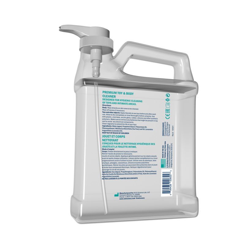 Swiss Navy Toy & Body Cleaner 3.8 Litrle Swiss Navy